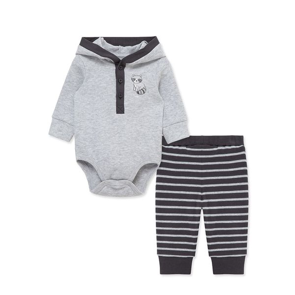 Set-Body-Manga-Larga-y-Pantalon-Gris-Niños-Little-Me-6M