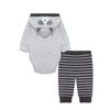 Set-Body-Manga-Larga-y-Pantalon-Gris-Niños-Little-Me-6M