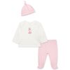 Set-Camiseta-Manga-Larga-Pantalon-y-Gorro-Niñas-Little-Me-3M