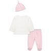 Set-Camiseta-Manga-Larga-Pantalon-y-Gorro-Niñas-Little-Me-3M