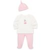 Set-Camiseta-Manga-Larga-Pantalon-y-Gorro-Niñas-Little-Me-3M
