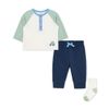 Set-Camiseta-Manga-Larga-Pantalon-y-Medias-Multicolor-Niños-Little-Me-18M