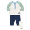 Set-Camiseta-Manga-Larga-Pantalon-y-Medias-Multicolor-Niños-Little-Me-9M