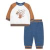 Set-Buzo-y-Pantalon-Multicolor-Niños-Little-Me-6M