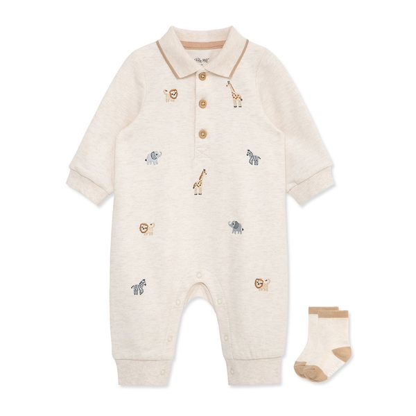 Set-Mameluco-y-Medias-Niños-Little-Me-9M