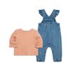 Set-Camiseta-Manga-Larga-y-Overol-Azul-Niñas-Little-Me-3M