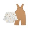 Set-Camiseta-Manga-Larga-y-Overol-Cafe-Niños-Little-Me-6M
