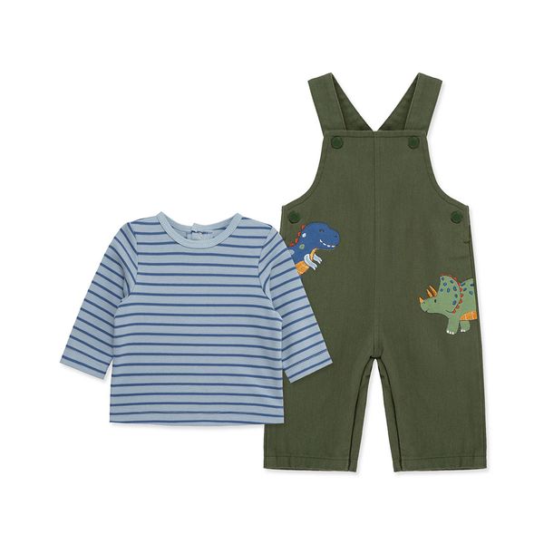 Set-Camiseta-Manga-Larga-y-Overol-Dino-Niños-Little-Me-6M
