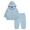Set-Chaqueta-con-Capota-y-Pantalon-Azul-Niños-Little-Me-6M