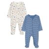 Set-2-Pijamas-Enterizas-Estampadas-Niños-Little-Me-6M