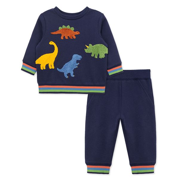Set-Buzo-y-Pantalon-Dinosaurios-Niños-Little-Me-12M