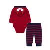Set-Body-Manga-Larga-y-Pantalon-Rojo-Niños-Little-Me-6M