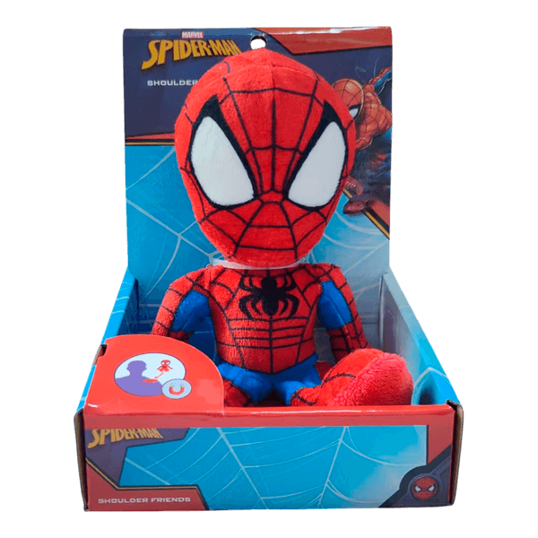 Peluche-Spiderman-Magnetic-Shoulder-15cm-Marvel