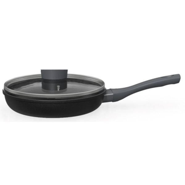 Sarten-Grey-con-Tapa-Aluminio-Forjado-Negro-28cm-KW Sarten-Grey-con-Tapa-Aluminio-Forjado-Negro-28cm-KW