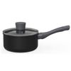 Cacerola-Grey-con-Tapa-Aluminio-Forjado-Negro-16cm-KW