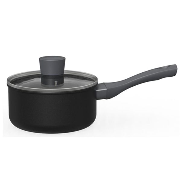Cacerola-Grey-con-Tapa-Aluminio-Forjado-Negro-16cm-KW Cacerola-Grey-con-Tapa-Aluminio-Forjado-Negro-16cm-KW