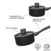Cacerola-Grey-con-Tapa-Aluminio-Forjado-Negro-16cm-KW