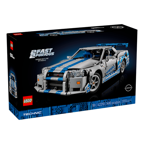 Set-Technic-Coche-Nissan-Skyline-GTR-2-Fast-2-Furious-1410-Piezas-LEGO