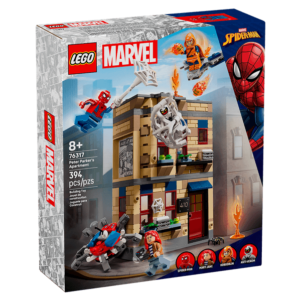 Set-Super-Heroes-Departamento-de-Peter-Parker-394-Piezas-LEGO Set-Super-Heroes-Departamento-de-Peter-Parker-394-Piezas-LEGO