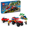 Set-City-Camion-de-Bomberos-4x4-con-Barco-de-Rescate-301-Piezas-LEGO