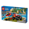 Set-City-Camion-de-Bomberos-4x4-con-Barco-de-Rescate-301-Piezas-LEGO