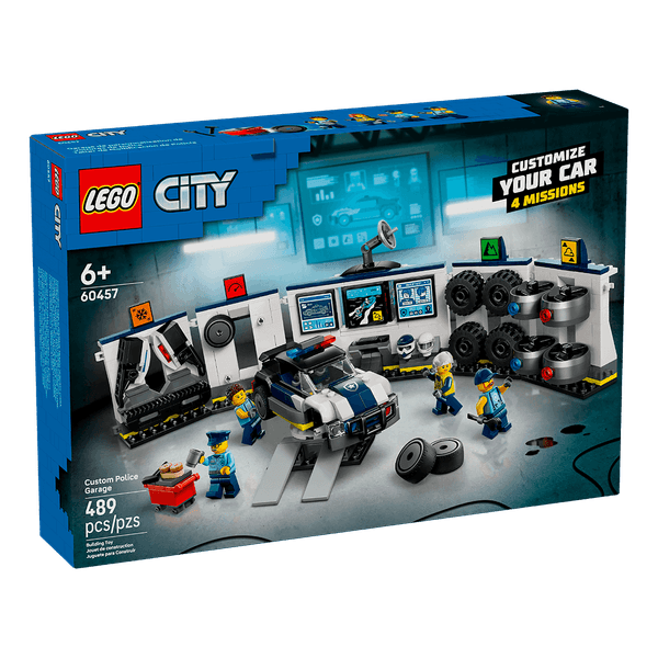 Set-City-Taller-de-Modificacion-de-Autos-de-Policia-489-Piezas-LEGO Set-City-Taller-de-Modificacion-de-Autos-de-Policia-489-Piezas-LEGO