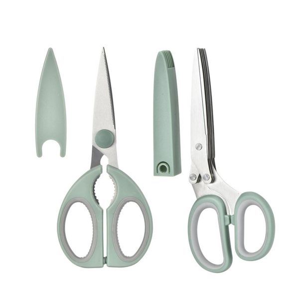 Tijera-de-Cocina-con-Mango-Suave-y-Protector-en-la-Punta-4-Piezas-Hamilton-Beach