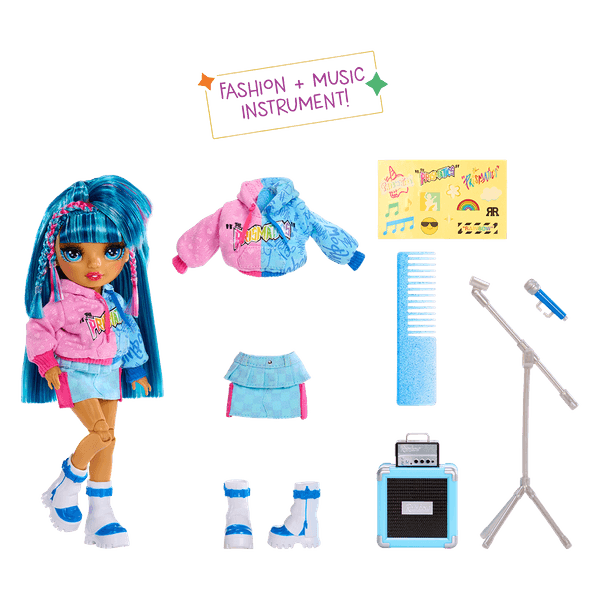 Muñeca-Jr-High-Rockband-Fashion-Skyler-Bradshaw-23cm-Rainbow-High Muñeca-Jr-High-Rockband-Fashion-Skyler-Bradshaw-23cm-Rainbow-High
