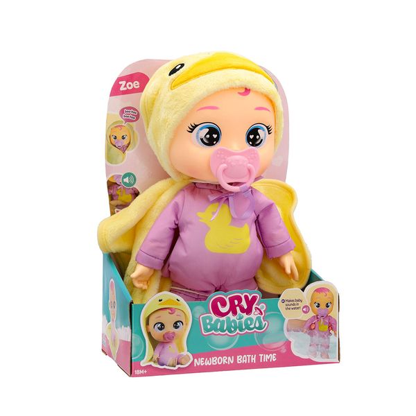 Bebe-Recien-Nacido-Hora-Baño-Zoe-30cm-Cry-Babies Bebe-Recien-Nacido-Hora-Baño-Zoe-30cm-Cry-Babies