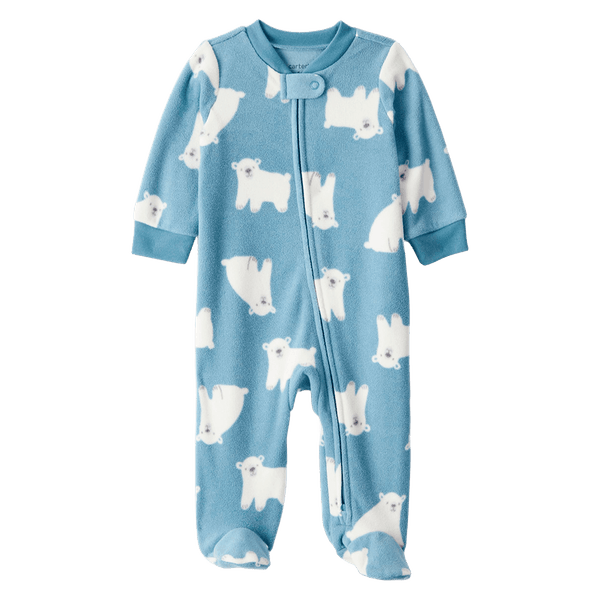 Pijama-Enteriza-Osos-Polares-Azul-Bebes-Niños-Carter-s-9M