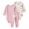 Set-2-Bodies-Manga-Larga-y-Pantalon-Rosa-Bebes-Niñas-Carter-s-24M