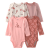 Set-4-Bodies-Manga-Larga-Diseños-Surtidos-Bebes-Niñas-Carter-s-PREEMIE