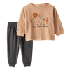 Set-Camiseta-Cafe-y-Pantalon-Gris-Bebes-Niños-Carter-s-12M