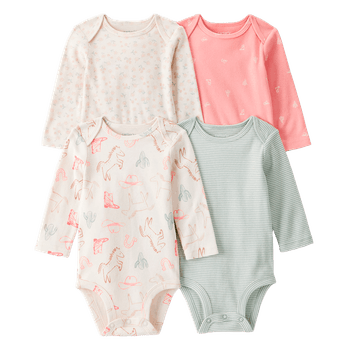 Set-4-Bodies-Manga-Larga-Colores-Surtidos-Bebes-Niñas-Carter-s-18M