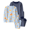Set-2-Pijamas-4-Piezas-Azul-y-Rayas-Niños-Carter-s-3T