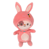 Peluche-Disfrazado-Conejo-Rosado-20cm-Kisses