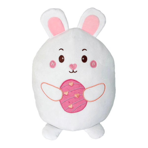 Peluche-Redondo-Conejo-Blanco-35cm-Kisses