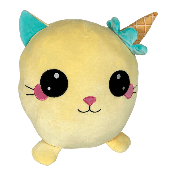 Peluche-Bolita-Divertida-Gato-Amarillo-30cm-Kisses