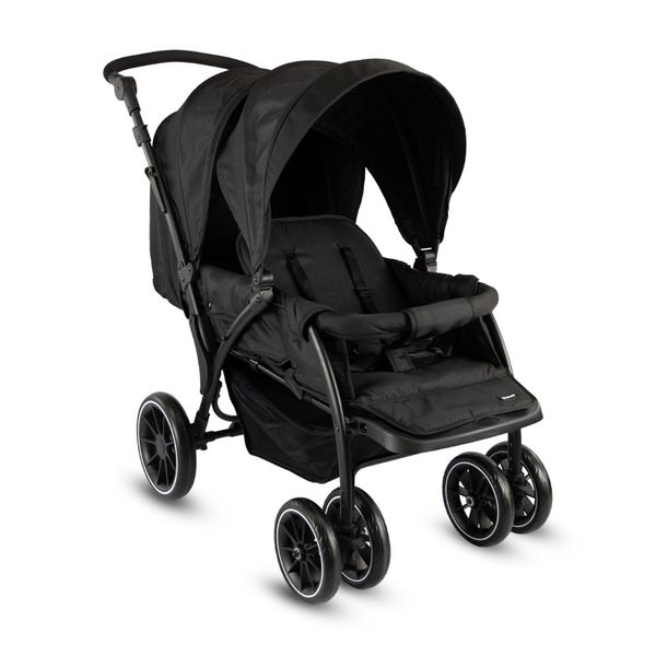 Coche-para-Bebe-Gemelar-2-Puestos-Bivo-Premium-Negro-Bebesit Coche-para-Bebe-Gemelar-2-Puestos-Bivo-Premium-Negro-Bebesit