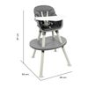 Silla-Comedor-para-Bebe-Baby-Desk-3-en-1-Gris-Bebesit