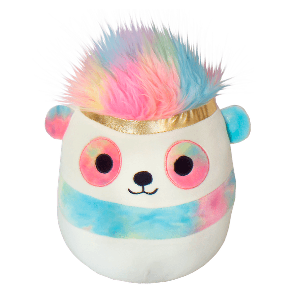 Peluche-Oso-Blanco-con-Pelo-Multicolor-30cm-Kisses