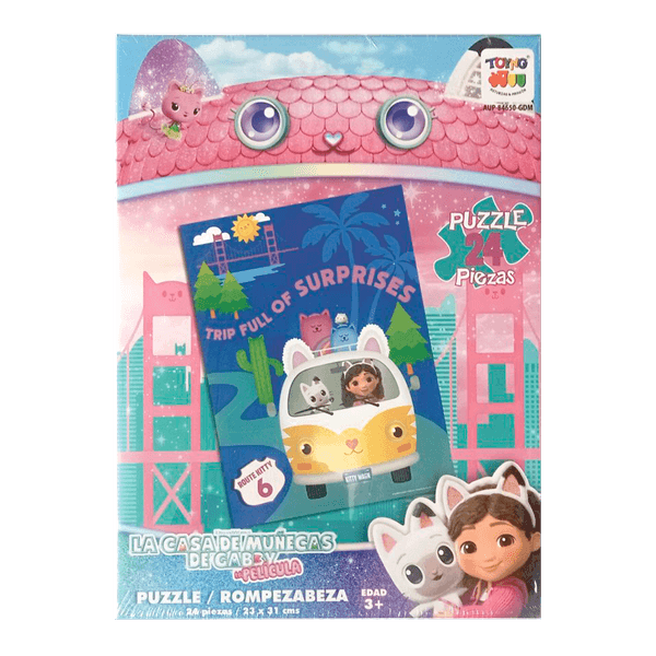 Rompecabezas-24-Piezas-Gabbys-Dollhouse Rompecabezas-24-Piezas-Gabbys-Dollhouse