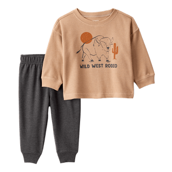 Set-Camiseta-Cafe-y-Pantalon-Gris-Bebes-Niños-Carter-s-9M