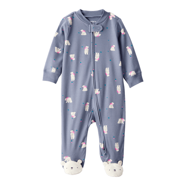 Pijama-Enteriza-Ositos-Azul-Bebes-Niños-Carter-s-3M Pijama-Enteriza-Ositos-Azul-Bebes-Niños-Carter-s-3M
