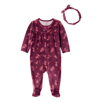 Pijama-Enteriza-Ramas-Vinotinto-Bebes-Niñas-Carter-s--3M