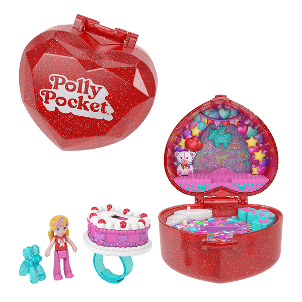 Set-Compacto-Caja-de-Anillo-Rubi-80th-Anniversary-Polly-Pocket