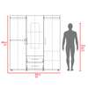 Armario-Grayson-180-Cfw-11390-Fresno-Wengue-Rta-Desing