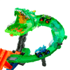 Pista-Monster-Trucks-Tiburones-vs.-Dinosaurios-Destruccion-del-Dragon-Hot-Wheels