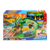 Pista-Monster-Trucks-Tiburones-vs.-Dinosaurios-Destruccion-del-Dragon-Hot-Wheels