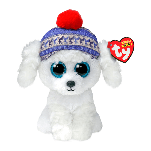 Peluche-Beannie-Boos-Sleighbell-Perro-Blanco-15cm-Ty